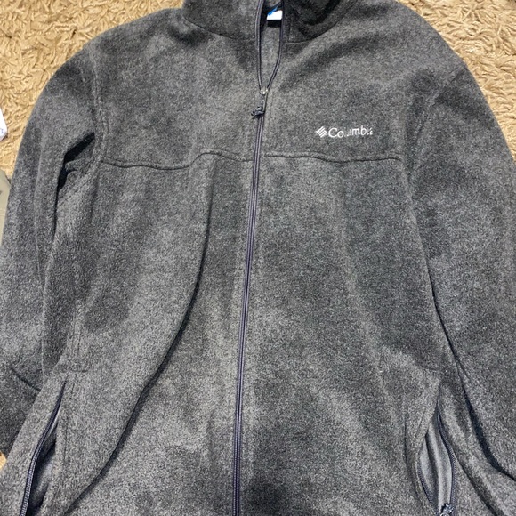 Columbia fleece jacket size L gray - Picture 2 of 4